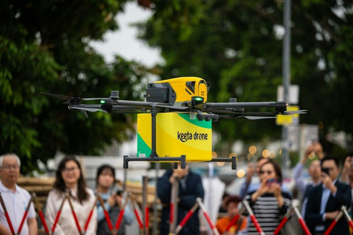 Meituan Drone Service Launches Science Park–Tai Po Route, Delivering Meals to Elderly Living Alone Six Days a Week