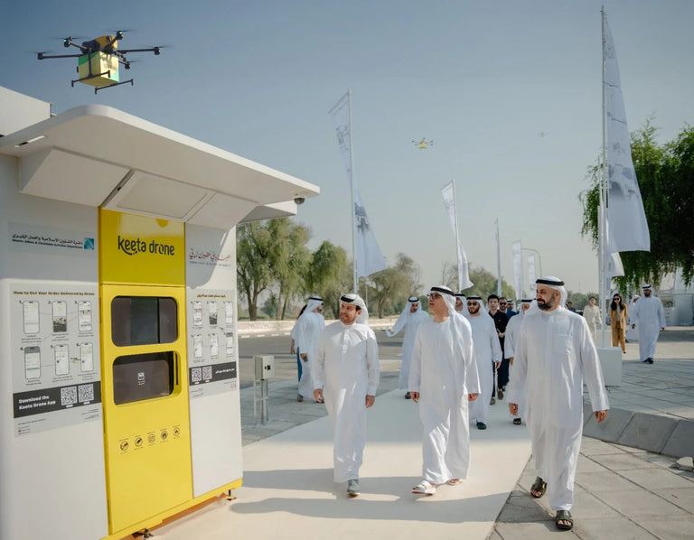 Hi Nad Al Sheba, a new drone delivery route just landed! 🚀 ✨