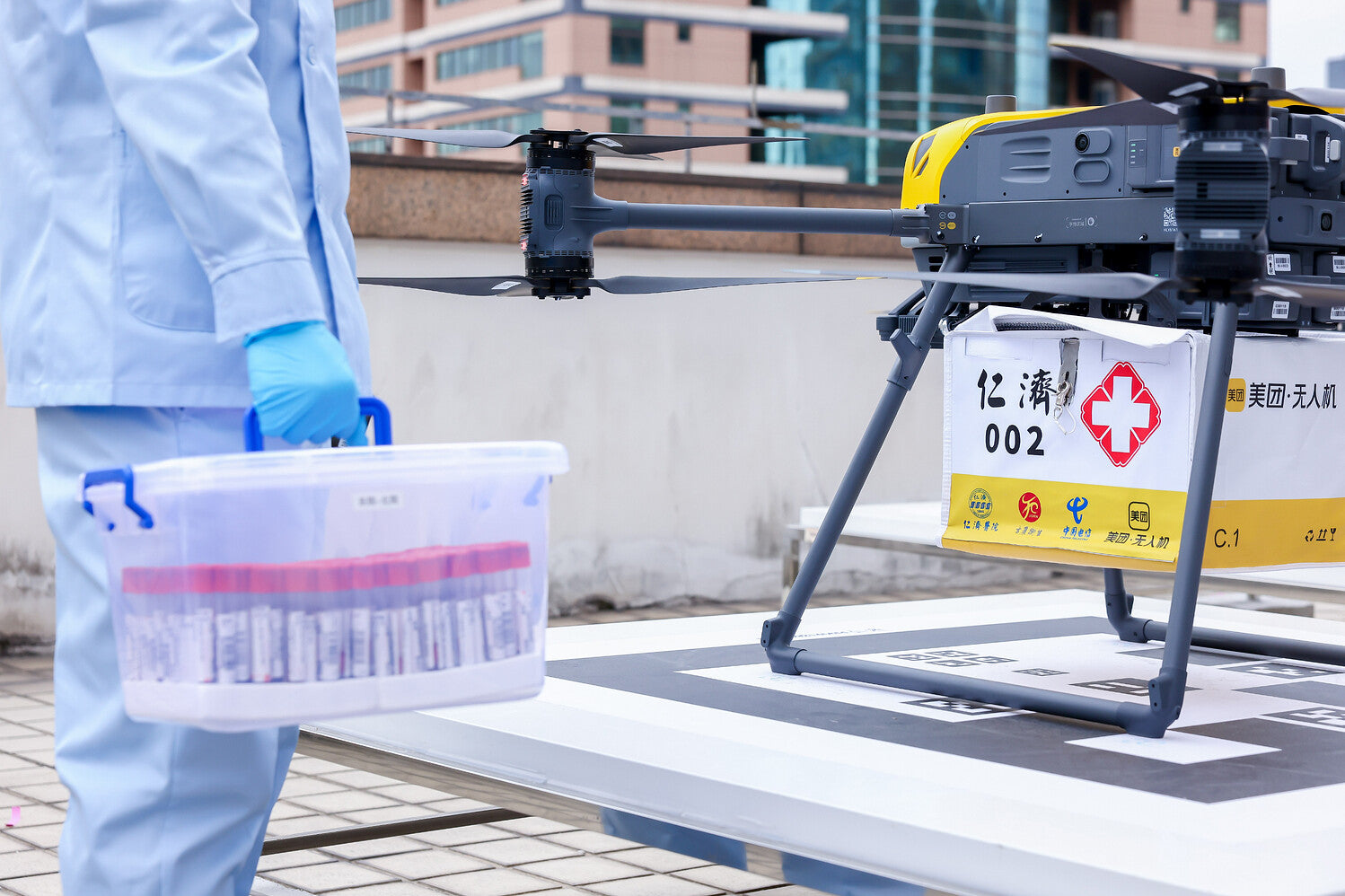 Meituan Drone Launches Shanghai’s First Regular Medical Drone Routes