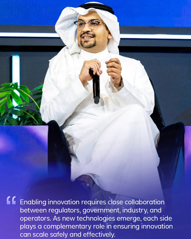 At LEAP 2026, Abdulrahman Alsaqabi, Senior Director of Regulatory & Government Affairs of Keeta Drone, joined the pivotal panel discussion titled “Delivery Unmanned: The Intersection of AI and Robotics in Logistics”.