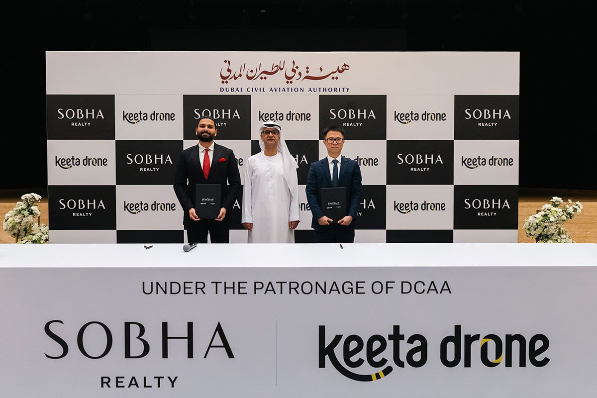 Sobha Realty and Keeta Drone Sign Strategic MOU, launching Air Delivery in Sobha Communities